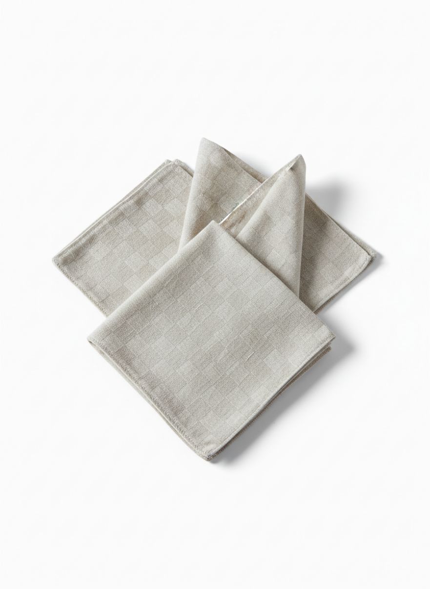 Belgian Linen Handkerchief Set